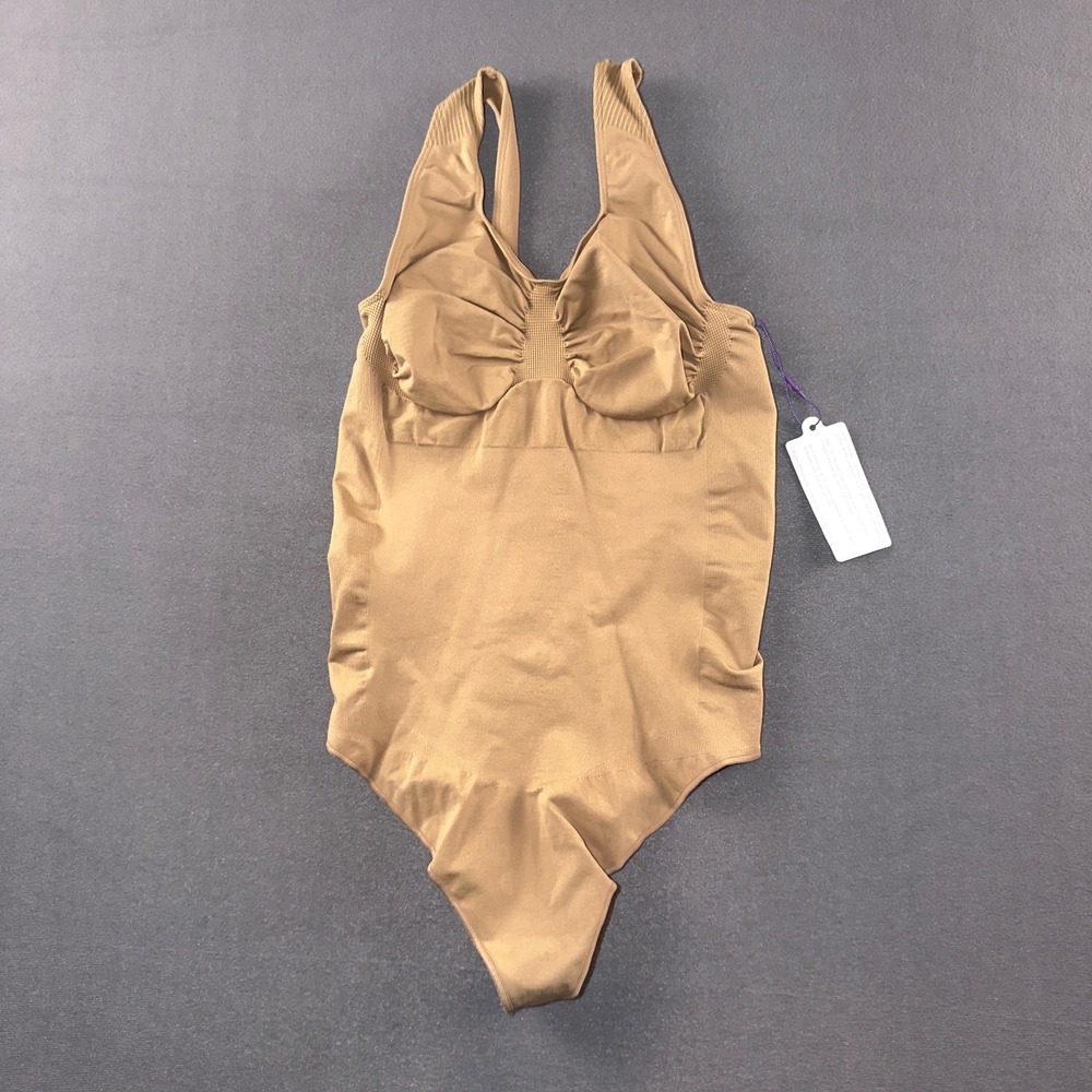Yitty Nearly Naked Shaping‎ Thong Bodysuit Tan BU2251651-3437-16120 1X/2X